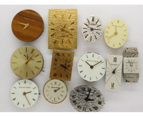 Twelve Beuche Girod ladies watch movements. UK P&amp;P Group 2 (£20+VAT for the first lot and £4+VAT for subsequent lots) 