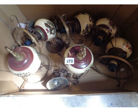 Box of Fox Hunting Ceramic hanging light fittings