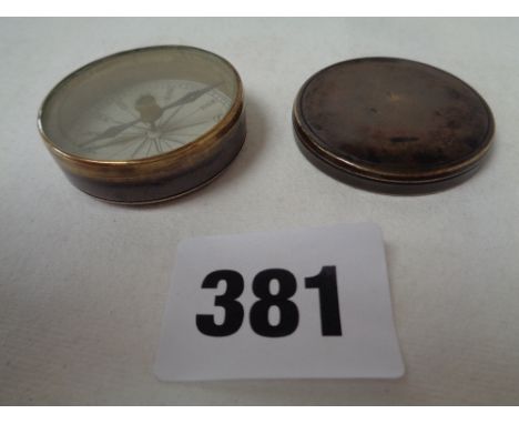 19thC Pocket compass in full working order