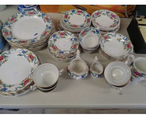 Booths Flora Dora A8042 part dinner & Tea service
