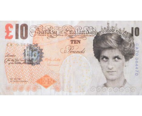 § Banksy (Contemporary) Di-Faced Tenner, 2004offset lithograph7.5 x 14.5cm