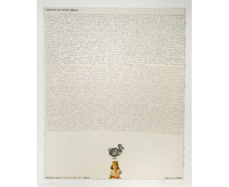 § Sir Peter Blake CBE, RDI, RA (1932-) Dead as a Dodo; from the Ghosts of Gone Birds Suitesigned 'Peter Blake' (lower right);