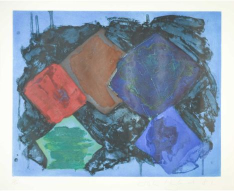 § John Hoyland RA (1934-2011) Night Musicsigned and dated 'John Hoyland 81' (lower right); numbered 38/60etching and aquatint