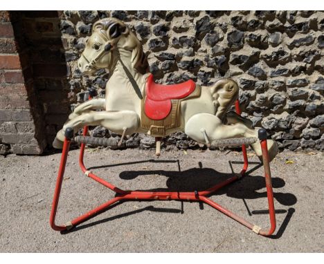 A vintage Sebel Mobo Prairie King rocking horse, Location: 