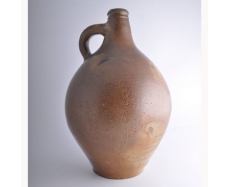 Rhenish Stoneware flagon, impressed decoration, 41cm.CONDITION:Has some chipping and dents to sides, but this looks like they