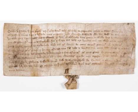 Derbyshire, Ticknall.- Grant, Robert son of William of Sapinton [Sapperton] to Edmund son of William of a tenement in Tykenha