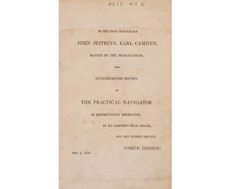NO RESERVE Maritime.- Moore (John) The New Practical Navigator; being a Complete Epitome of Navigation..., eighteenth edition