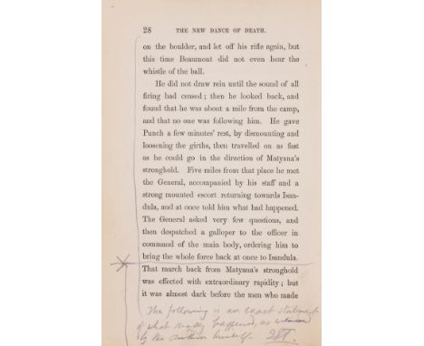 The Battle of Isandlwana and aftermath (Durnford's Watch).- [Thrupp (James Godfrey, surgeon, member of the Royal College of S