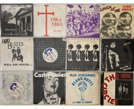 PUNK/ WAVE/ POST-PUNK - 7" COLLECTION. A super selection of around 33 punk 7" singles. Artists/ titles include A Popular Hist