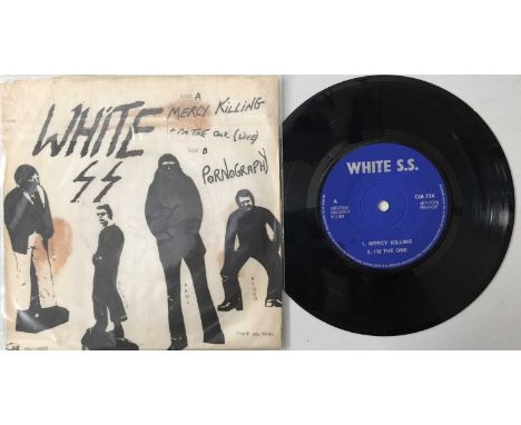 THE WHITE SS - MERCY KILLING 7" (CIA72). A collectable 45 here by The White SS limited to only 200 copies - Mercy Killing EP 