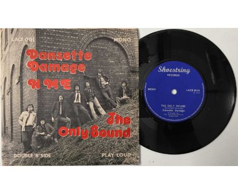 DANSETTE DAMAGE - THE ONLY SOUND/ NME 7" (UK ORIGINAL - SHOESTRING RECORDS - LACE 001). A scarce complete original UK 7" pres