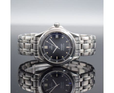 OMEGA Seamaster Chronometer Herrenarmbanduhr in Stahl Referenz 168 1501,  Schweiz um 1985, Automatik, Boden &amp; Krone versc