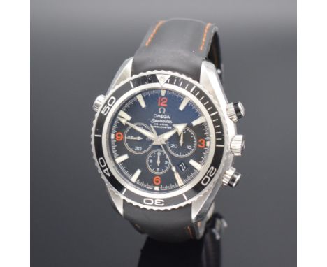 OMEGA Seamaster Planet Ocean Herrenarmbanduhr mit Chronograph in Chronometerqualität Referenz 29105182,  Schweiz um 2015, Aut