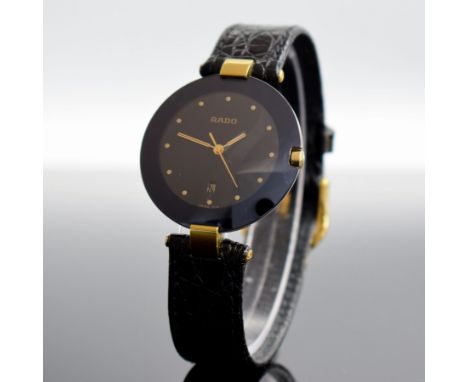 RADO Damenarmbanduhr,  Schweiz lt. orig. Papier verk. 09/1996, quarz, Stahlboden aufgedr., Ref. 129.4075.4N, gewölbtes Saphir