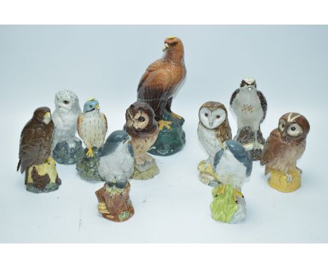 Ten Whyte &amp; Mackay Scotch Whisky decanters (lacking contents), modelled by John G. Tonge for Royal Doulton; a Peregrin Fa
