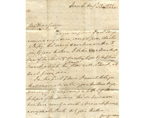 GREY EARL: (1764-1845) British Prime Minister 1830-1834. A good, unusually lengthy A.L.S., Grey, four pages, 4to, Howick, 15t
