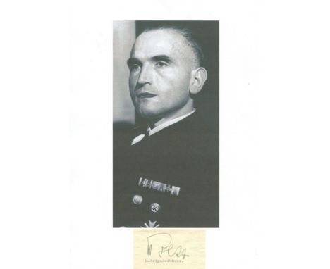 BEST WERNER: (1903-1989) German Nazi, Jurist and SS-Obergruppenfuhrer. Best was the first chief of the Gestapo. Reinhard Heyd