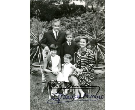 GRACE OF MONACO (1929-1982) American Actress, Academy Award winner. Later Princess of Monaco &amp; RAINIER III (1923-2005) Pr