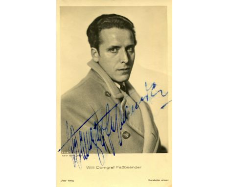 OPERA: Selection of signed postcard photographs and very slightly larger (a few vintage) by various male German opera singers
