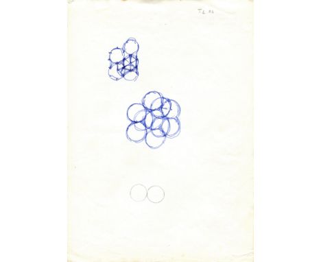 LACAN JACQUES: (1901-1981) French Psychoanalyst &amp; Psychiatrist. A small series of original pencil and pen and ink diagram