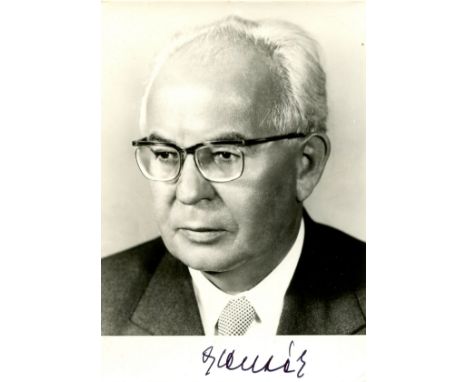 HUSAK GUSTAV:&nbsp;(1913-1991) Slovak Communist Politician, First Secretary of the Communist Party of Czechoslovakia 1969-87 