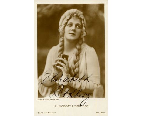 OPERA: Selection of vintage signed postcard photographs etc. by various German sopranos including Frieda Hempel (2), Therese 