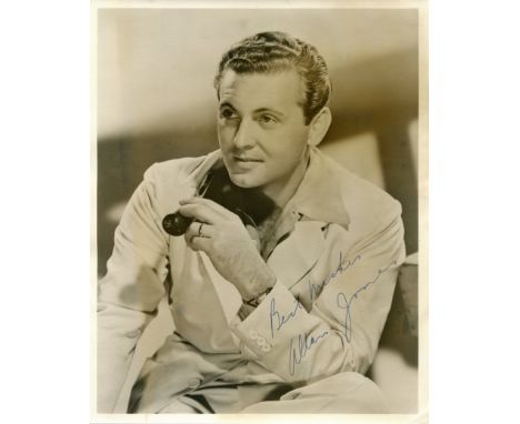 CINEMA: Selection of vintage signed 8 x 10 photographs and a few slightly smaller by various film actors and actresses compri