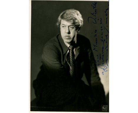SIMON MICHEL: (1895-1975) Swiss Actor. An excellent vintage signed and inscribed 5 x 7 photograph of Simon, the Piaz image de