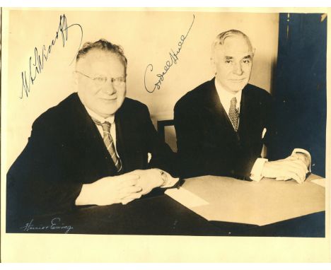 LITVINOV & HULL: LITVINOV MAXIM (1876-1961) Russian Revolutionary, Soviet Ambassador to the United States 1941-43 & HULL CORD