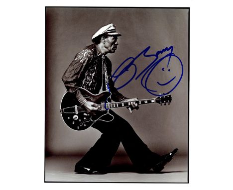BERRY CHUCK: (1926-2017) American Guitarist and Singer. A pioneer of rock &amp; roll music. A good signed 8 x 10 photograph b