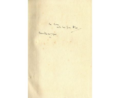 MILNE A. A.: (1882-1956) English Author, creator of Winnie-the-Pooh. Book signed and inscribed, being a hardback edition of A