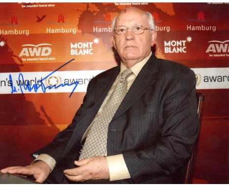GORBACHEV MIKHAIL: (1931- ) General Secretary of the Communist Party of the Soviet Union 1985-1991, President of the Soviet U