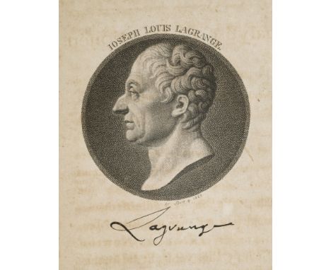 Mathematik - - Joseph Louis Lagrange. Mathematische Werke. Deutsch herausgegeben von A. L. Crelle. 3 Bde. Mit gest. Frontispi