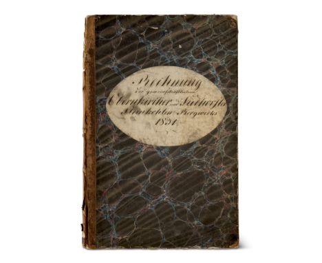 Geologie - Bergbau - - Ludwig Heinrich von Colson. Rechnung des Kurfürstlich Hessischen und Fürstlich Schaumburg Lippischen g