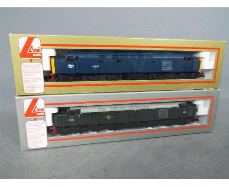 Lima - 2 x OO gauge locos, a class 40 diesel operating number 40066 in B.R. blue livery and a class 40 diesel operating numbe