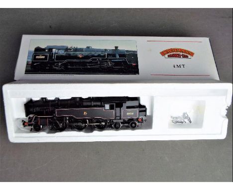 Bachmann - Branch Line - A OO gauge standard class 4MT tank engine operator number 80061 in British Rail black livery. # 32-3