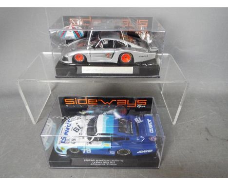 Sideways - 2 x Porsche 935/78 slot cars including limited edition Martini test livery which is number 26 of only 264 produced