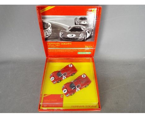 Scalextric - Ferrari 330 P4 limited edition Monza two car set # C2770A. This is number 3007 of 5000 produced. The cars appear