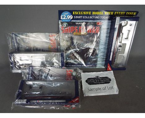 Amer Collection - A fleet of 15 x models from the Ships Of War collection in 1:100 scale with magazines including Lutzow, Ric