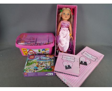 Lego - Chad Valley - 2 x Lego kits and a boxed Chad Valley Designa Friend doll. Includes unopened Lego Friends kit # 41085, o