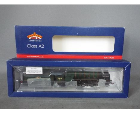 Bachmann Branch-Line - a 21 DCC OO gauge class A2 locomotive and tender, 4-6-2 'Pearl Diver' op no 60529, green BR livery # 3