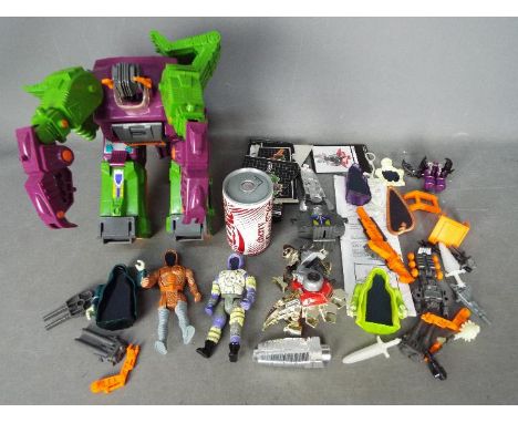 Hasbro, Tomy, Transformers, Zoids - An unboxed collection of vintage Transformers and Zoids. Lot includes Decepticon Scorpono