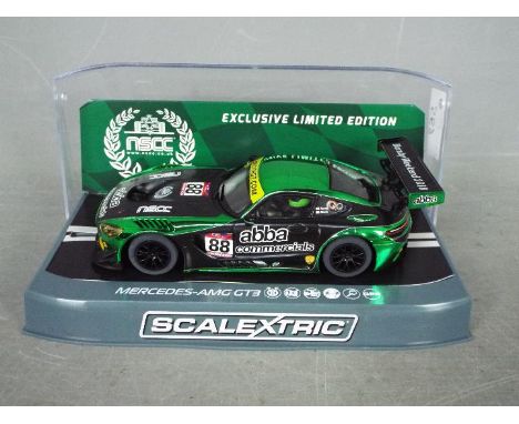 Scalextric NSCC - A rare Mercedes AMG GT3 model made exclusively for the National Scalextric Collectors Club Ramsgate Weekend