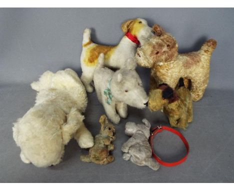 Chiltern, Chad Valley Unconfirmed Makers - A collection of seven vintage and modern soft toys. Lot includes a vintage Chilter