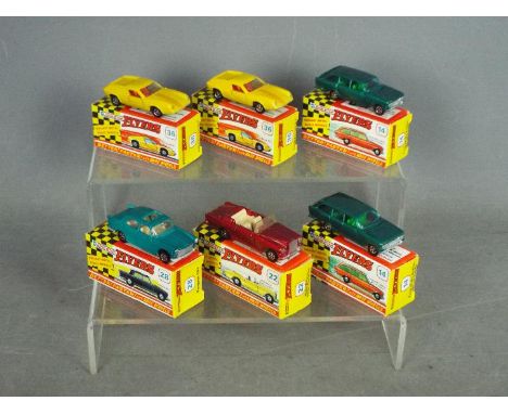 Lone Star - Six boxed diecast model vehicles by Lone Star. Lot includes #36 Lotus Europa GT (x2); #14 Ford Zodiac MK.III Esta