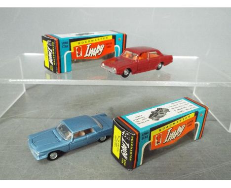 Lone Star, Impy - Two boxed Lone Star Impy Roadmaster diecast vehicles. Lot includes #18 Ford Corsair; and #12 Chrysler Imper