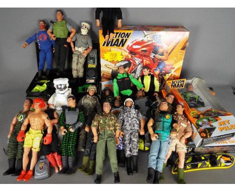 Hasbro, Action Man - Over 20 unboxed Modern Action Man figures, with a small quantity of boxed modern Action Man accessories 