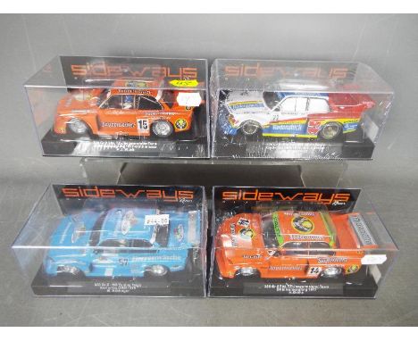 Sideways - 4 x BMW 320 Grouop 5 racing cars including two in Jagermeister livery. # SW42, # SW41A, # SW41B, # SW43. All four 