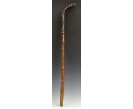 A 19th century Irish shinty stick, 90.5cm long