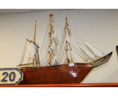 A LARGE MODEL OF A SHIP